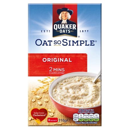 Offer Poundstretcher Quaker Oats So Simple Original 8 Pack