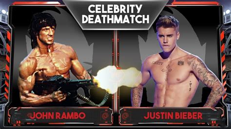 Wwe 2k16 Celebrity Deathmatch Tournament Justin Bieber Vs John Rambo