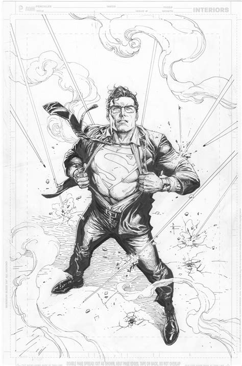 Action Comics 961 Variant Cover Pencils By Gary Frank