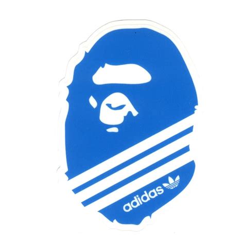 A Bathing Ape X Adidas Originals Height Cm Decal Sticker