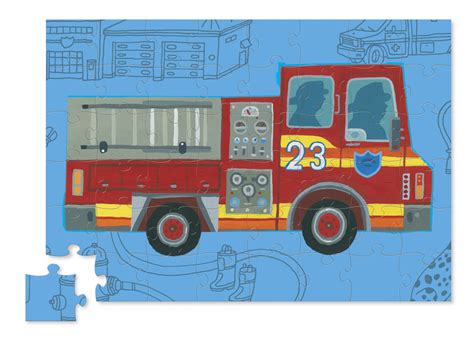 Buy Crocodile Creek Fire Engine Jigsaw Puzzle At Mighty Ape Nz