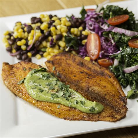 This healthy tilapia recipe will be a hit with the family. Chili Lime Baked Tilapia With Avocado Crema Recipe by Tasty