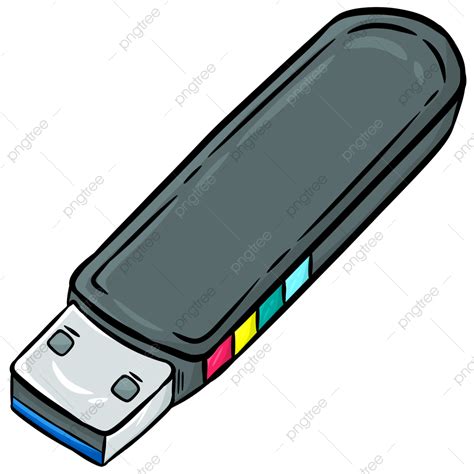 Cartoon Usb Flash Drive Png Vector Psd And Clipart With Transparent