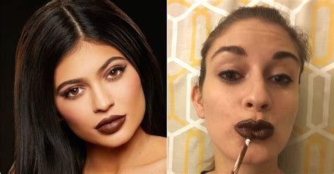 Kylie Jenner Lip Gloss Ad Famous Person
