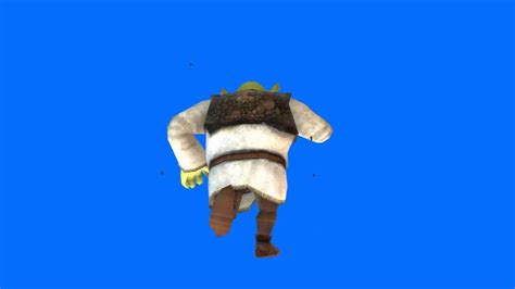 Shrek Run Animated Back Chroma Youtube