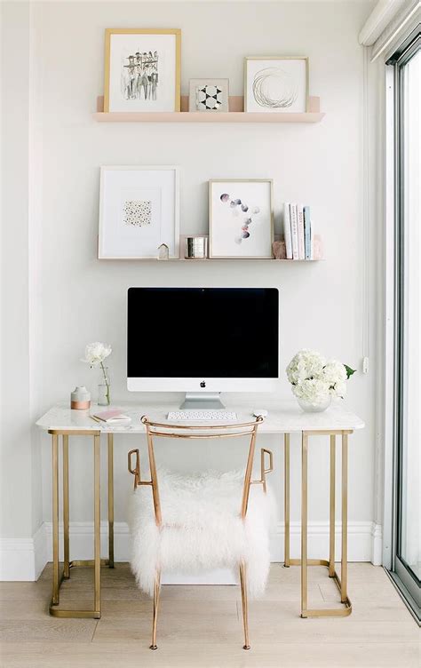 10 Gorgeous And Easy Feminine Home Office Decor Ideas
