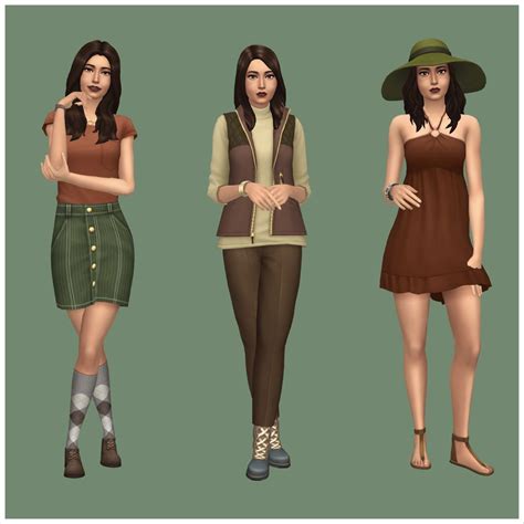 Seasons Lookbook Sims 4 Clothing Sims 4 Sims 4 Seasons