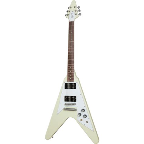 Gibson Gibson 70s Flying V Electric Guitar In Classic White