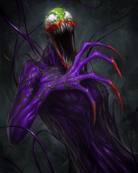 Joker Symbiote Carnage Marvel Comic Villains Venom Comics