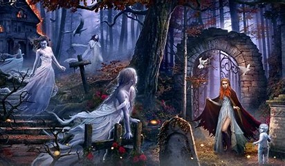Image result for dark fantasy pics halloween