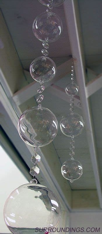 Double Loop Hanging Bubbles 80mm Bubbles Hanging Bling