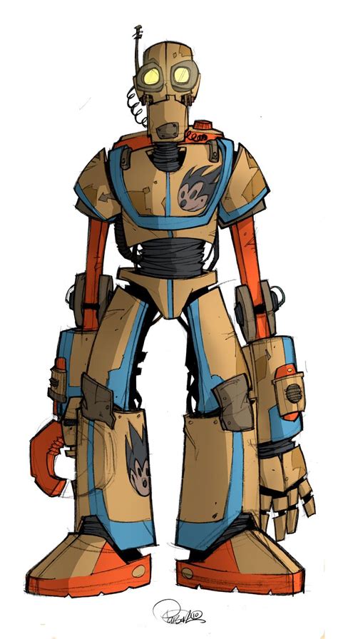Robot Character Design By Blitzcadet On Deviantart Character Design