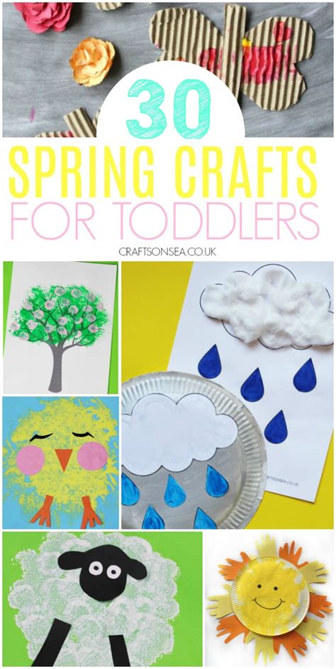 30 Easy Spring Crafts For Toddlers Spring Crafts Preschool Spring