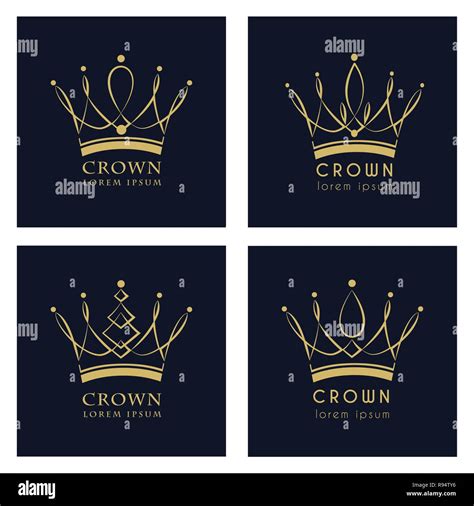 Vintage Crown Logo Template