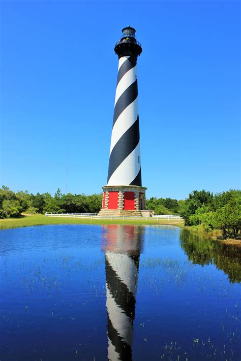 Lighthouse Reflecting Pool Cape Hatteras Nc Cape Hatteras Cape