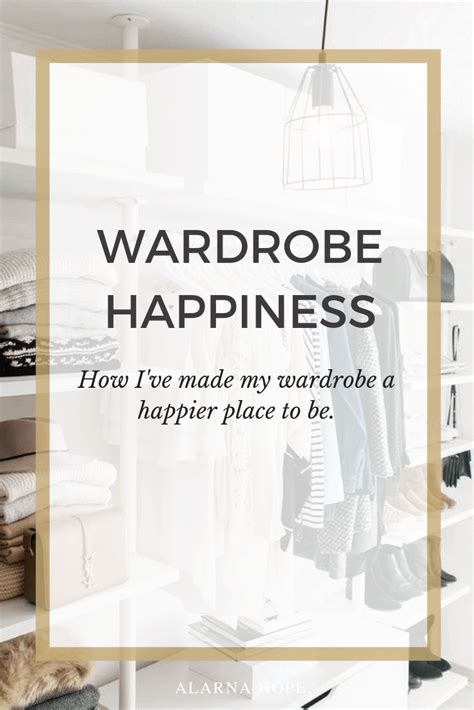 How Ive Made My Wardrobe A Happier Place Wardrobe Organising