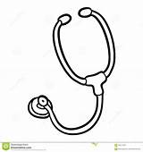 Stethoscope Coloring sketch template