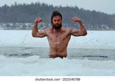 Naked In Snow Over Royalty Free Licensable Stock Photos