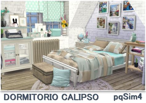 Calypso Bedroom Sims 4 Custom Content En 2022 Dormitorios Sims Sims 4