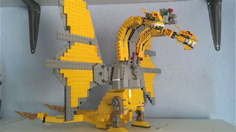 Lego Mecha King Ghidorah Moc Youtube