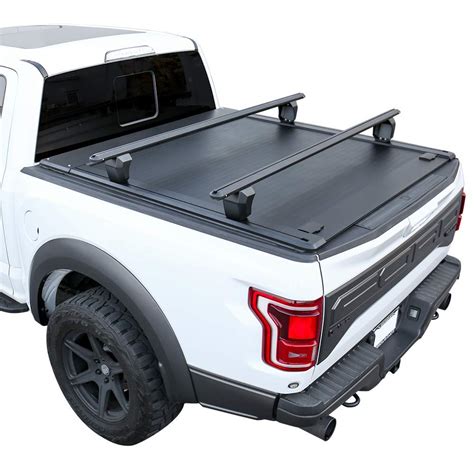 Buy Syneticusa Retractable Hard Tonneau Cover Fits 2011 2023 Ford F 150 Incl Raptorlightning