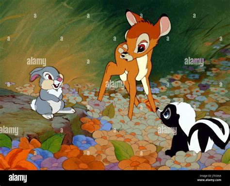Bambi And Flower