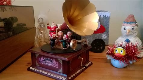 Christmas Gramophone Phonograph Maisto Musical Ornament Toy 90s