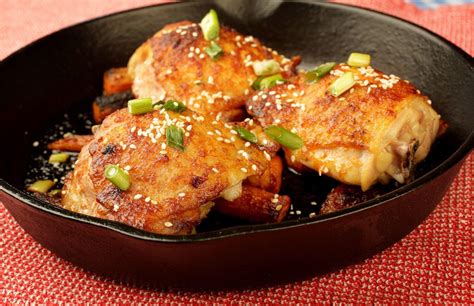 Recipe One Skillet Roasted Sesame Chicken Thighs Recipes