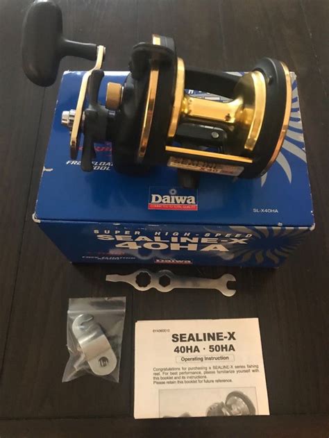 Daiwa Sealine X 40HA Saltwater Fishing Reel 4 9 1 Gear Ratio Excellent
