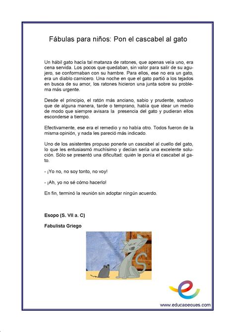 Comprensión lectora en niños de primaria: Fábulas para ...