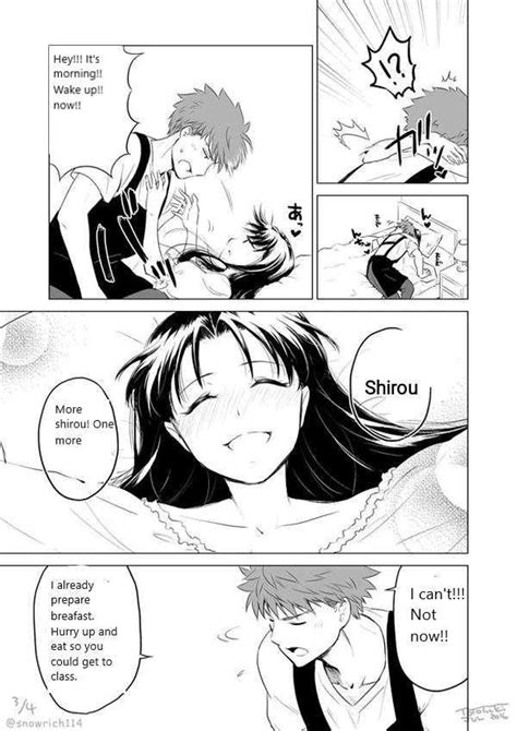 Shirou And Rin In The Morning Translation Imgur Manga Pictures Cool