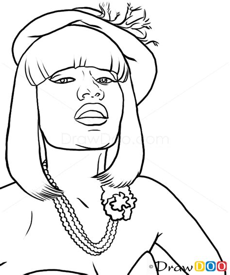 Nicki minaj coloring page from pop stars & celebreties category. How to Draw Nicki Minaj, Famous Singers - How to Draw ...