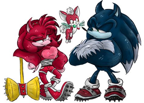 Werehogs By Katthefalcon On Deviantart Sonic Art Sonic Fan