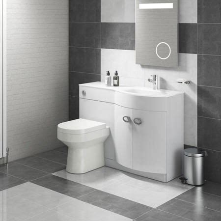 We even have vanity units to fit corner basins, so you can browse here no matter what your bathroom layout. Curved White Right Hand Bathroom Vanity Unit & Glass Basin ...