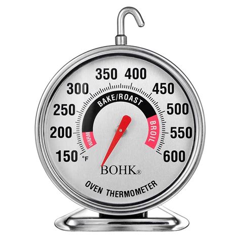 Bohk 236 Large Dial Oven Thermometer For Professional And Home