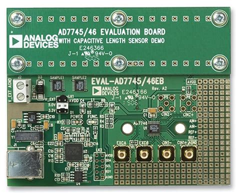 Analog Devices Eval Ad7746ebz Hmi Development Kit Specification And