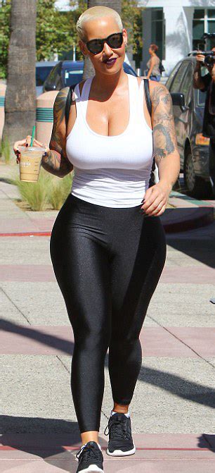 Amber Rose In Tight Top And Leggings 7 New Pics