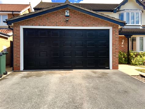 Two Single Garage Doors Converted Into One Large Double Garage Door Sheffield Garage Door