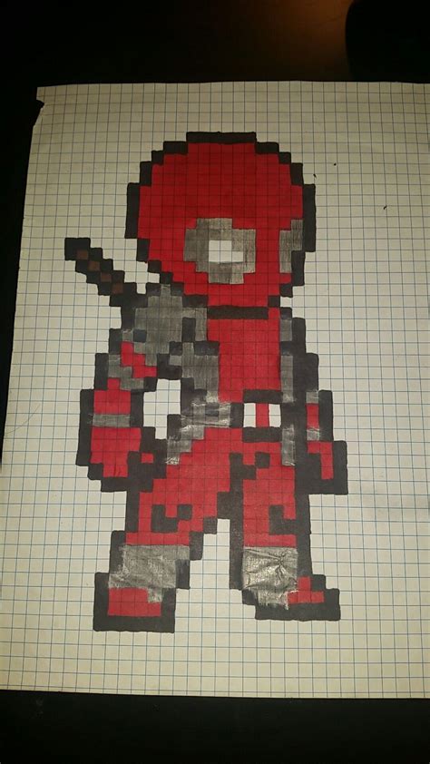 Deadpool Pixel Art 31 Idées Et Designs Pour Vous Inspirer En Images
