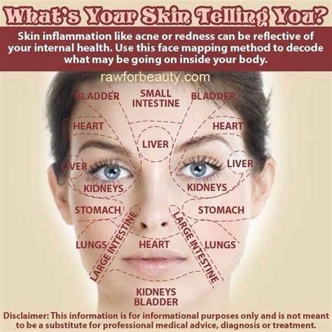 What Is Your Skin Telling You Reflexology Massage Face Mapping