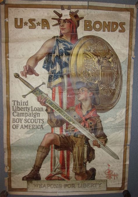 Sold Price Wwi Weapons For Liberty Poster October 6 0117 1100 Am Edt