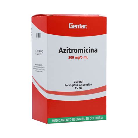 Azitromicina zitrozina, azitromin, azitromycin borisov. Azitromicina 4% Suspensión Oral Genfar Frasco X 15 Ml ...
