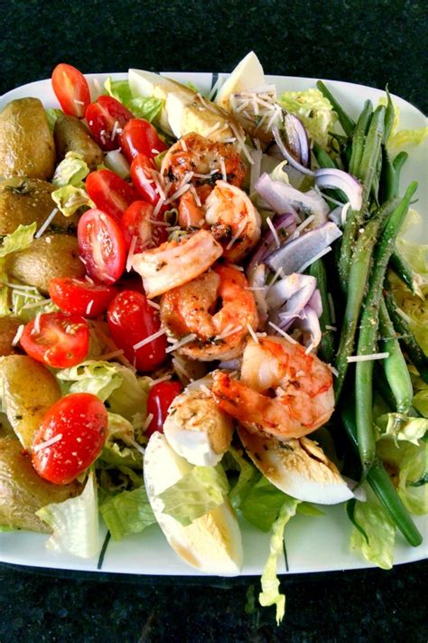 Grilled Shrimp Salad Niçoise A Kitchen Hoors Adventures