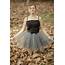 Beautiful Woman In The Woods Wearing A Black Top And Grey Tutu On 