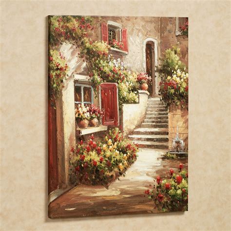 Maybe you would like to learn more about one of these? Tuscan Flowers Canvas Wall Art