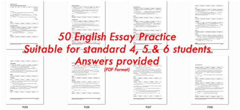 This book contains grammatical items which the author feels are important for students who want to have a good command of the english language as well as prepare them for the upsr examination. BAHAN UPSR 2016: UPSR | 50 English Essay Practice For UPSR
