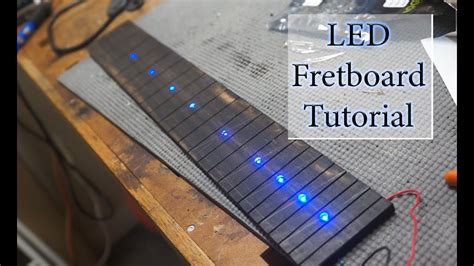 How To Build An Led Dotted Fretboard Tutorial Youtube