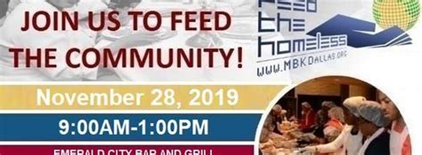 Dallas fort worth international is partially open to travellers from london heathrow. MBK Dallas: Feed The Homeless Thanksgiving Drive, Fort ...