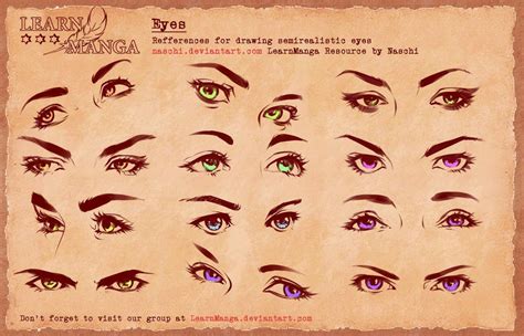 Step By Step Semi Realistic Eye Drawing Rectangle Circle