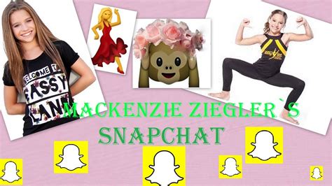 Mackenzie Ziegler´s Snapchat Rare Youtube